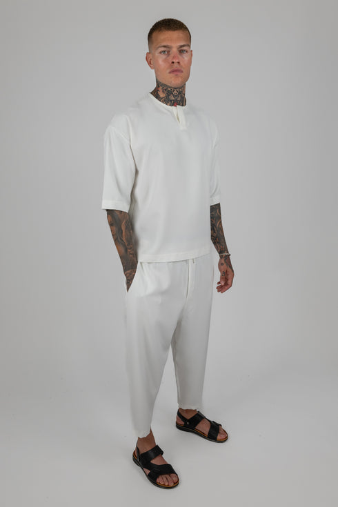 Aegean Breeze Set - Oversized T-Shirt/Balloon Pants
